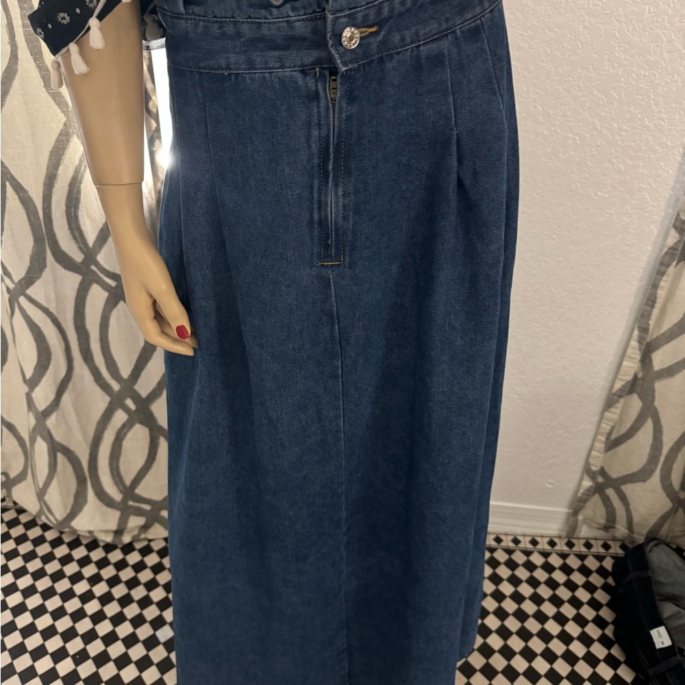 Jeans maxi skirt. forty centimeters long - Picture 5 of 7